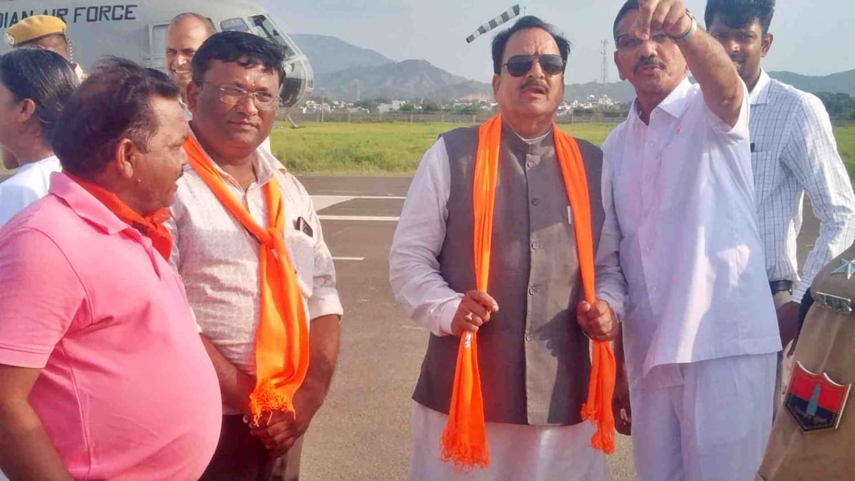 central Minister of State for Defense Ajay Bhatt reached Abu Road for the program of Brahma Kumari Institute