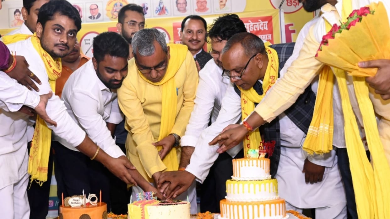 Lucknow News: Subhaspa President OP Rajbhar's birthday celebrated, Chief Minister Yogi congratulated