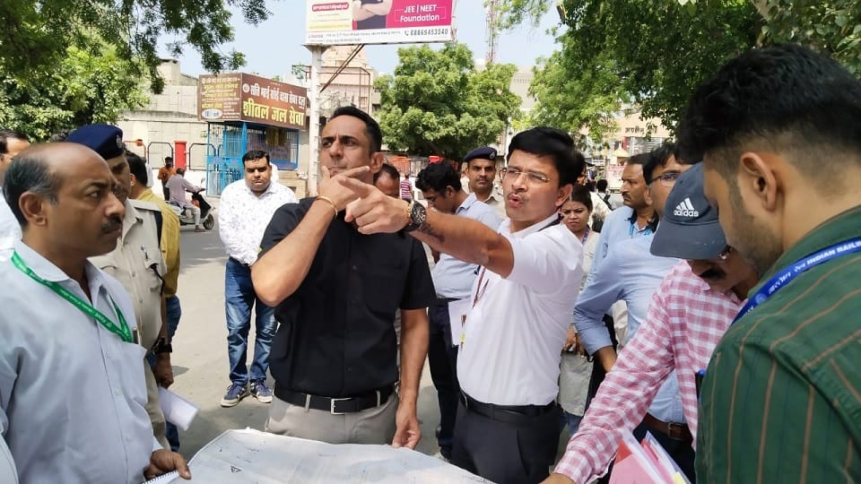 Construction of new railway building in Rohtak, DRM inspected railway station