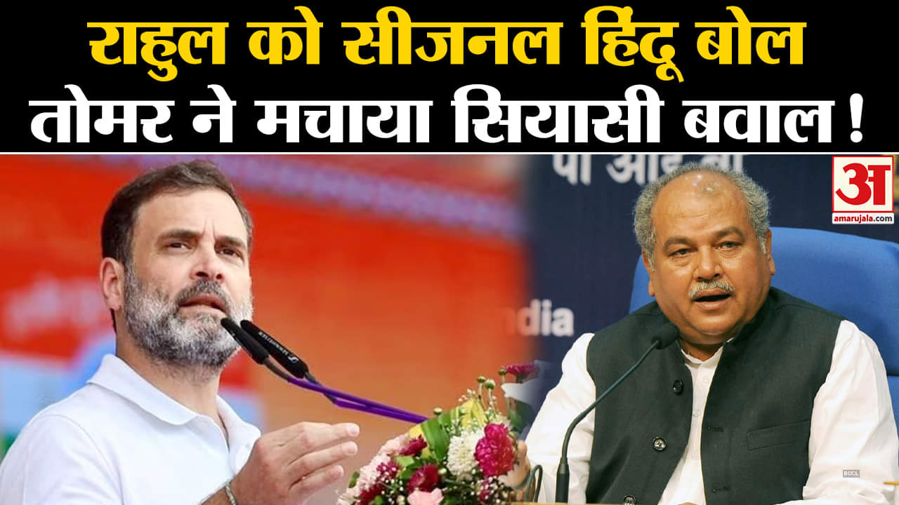 MP Assembly Election 2023 :राहुल को सीजनल हिंदू बोल नरेन्द्र सिह  तोमर ने मचाया सियासी बवाल!