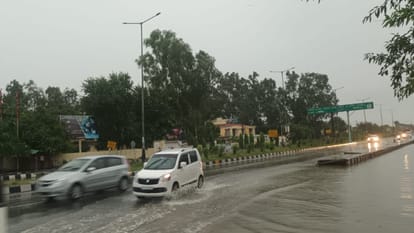 Yellow alert in West UP: Weather became pleasant due to rain in Meerut, but water entered houses