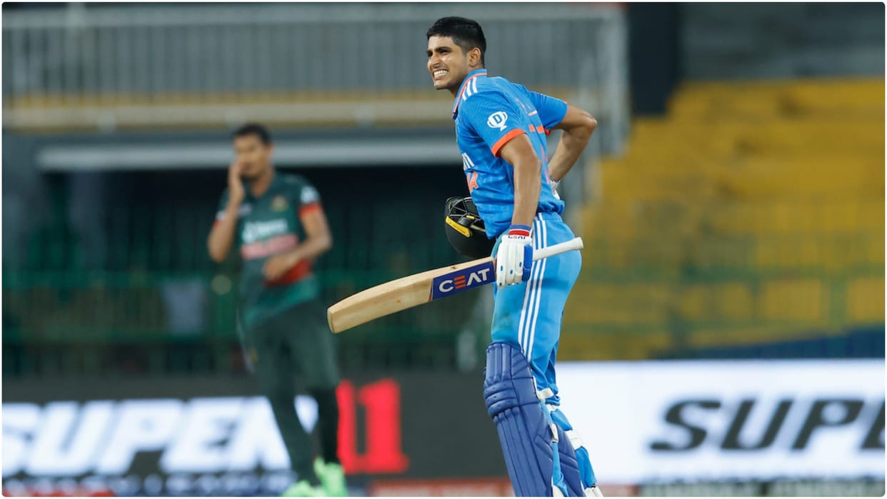 Shubman Gill is September 2023 ICC player of the month beats Mohammed siraj and Dawid malan to win award