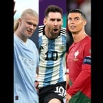 Lionel Messi, Erling Haaland, battle for, FIFA best footballer Awards, Cristiano Ronaldo, not in lis