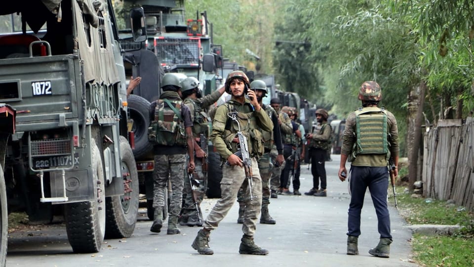 Anantnag Encounter Updates: Jammu And Kashmir Police, Gunfight Drone Attack on Terrorist, Search Operation