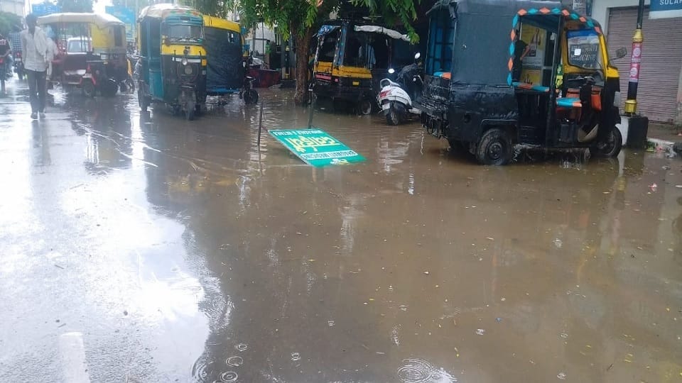 Weather changed in Haryana, Heavy rain in Kurukshetra, Dharamnagari flooded, water drainage exposed again