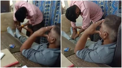Video of Chief Pharmacist of Health Department went viral in Pilibhit