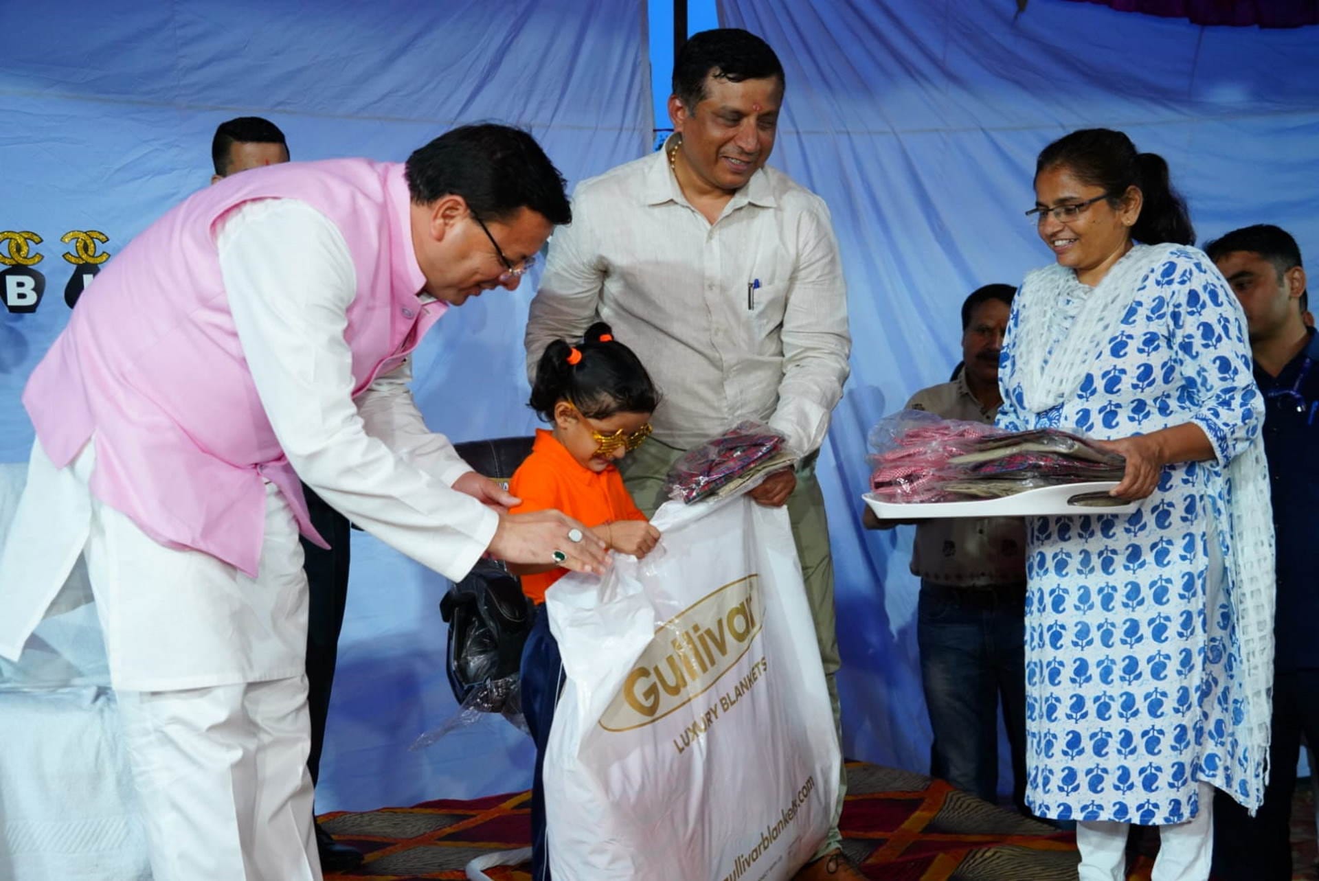 CM Dhami Birthday Spent time with poor children many leaders including PM Modi congratulated Watch Photos