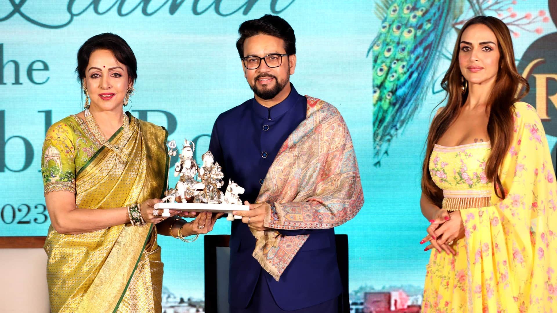 Hema Malini aims to promote Vrindavan temples history culture through coffee table book chal man vrindavan