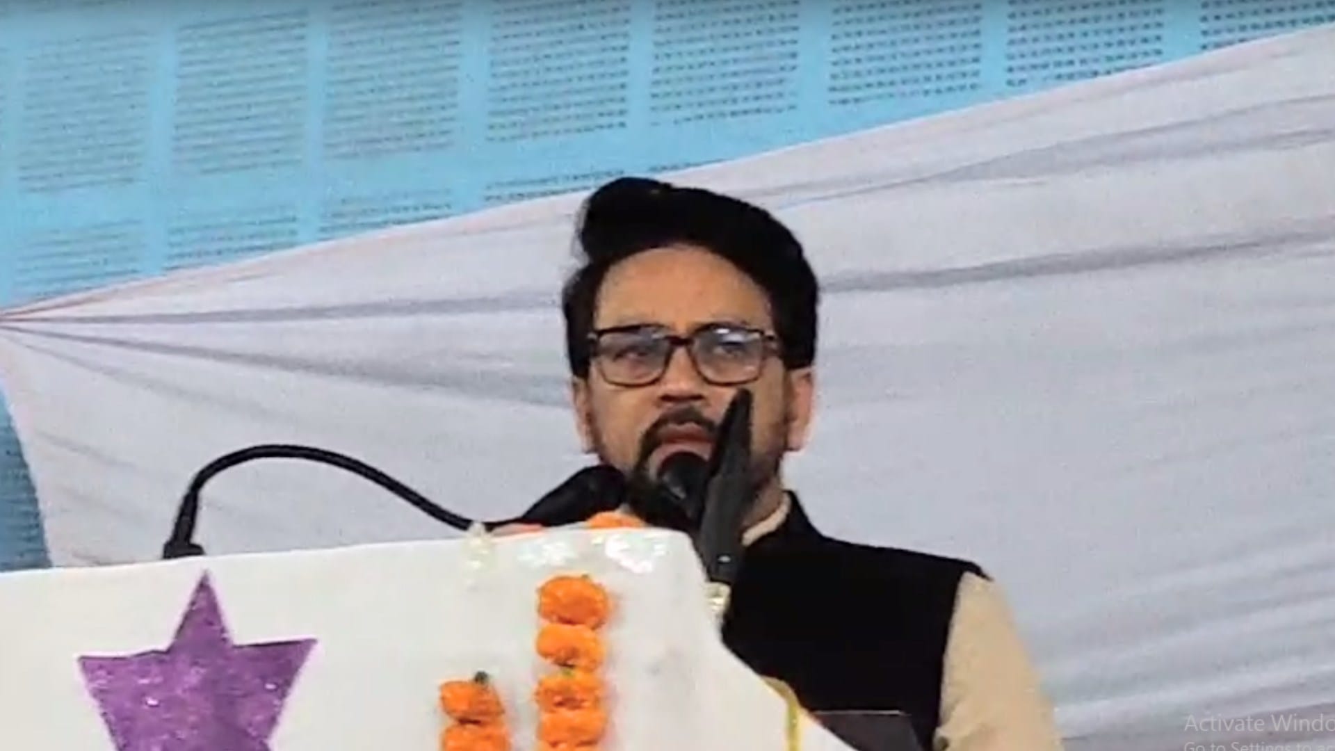 Rajasthan Election 2023 BJP leader Anurag Thakur attacked Rahul Gandhi