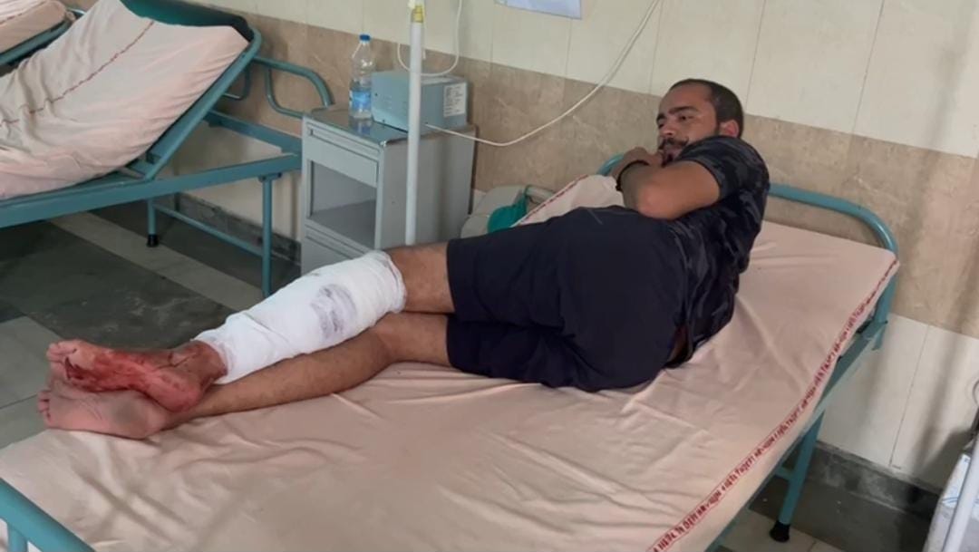 Encounter with murderer of former sarpanch of Anti Gangster Unit in Sonipat