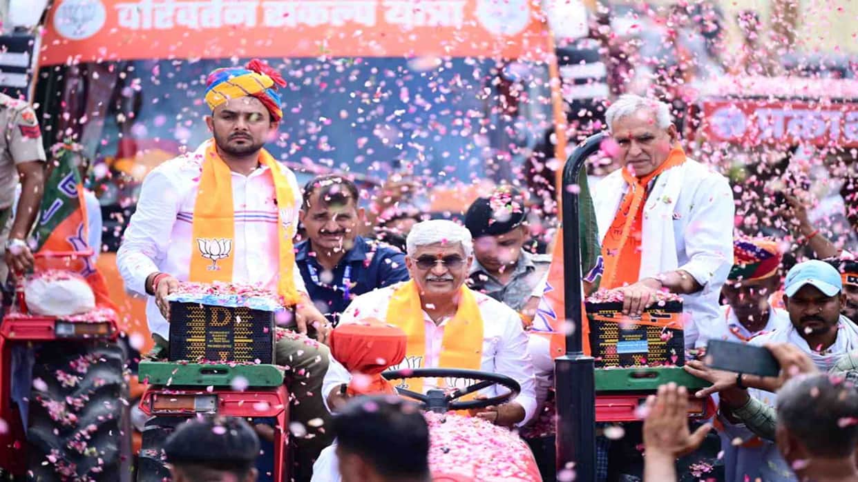 central Jal Shakti Minister made verbal attack on Gehlot government during Parivartan Sankalp Yatra in Makrana