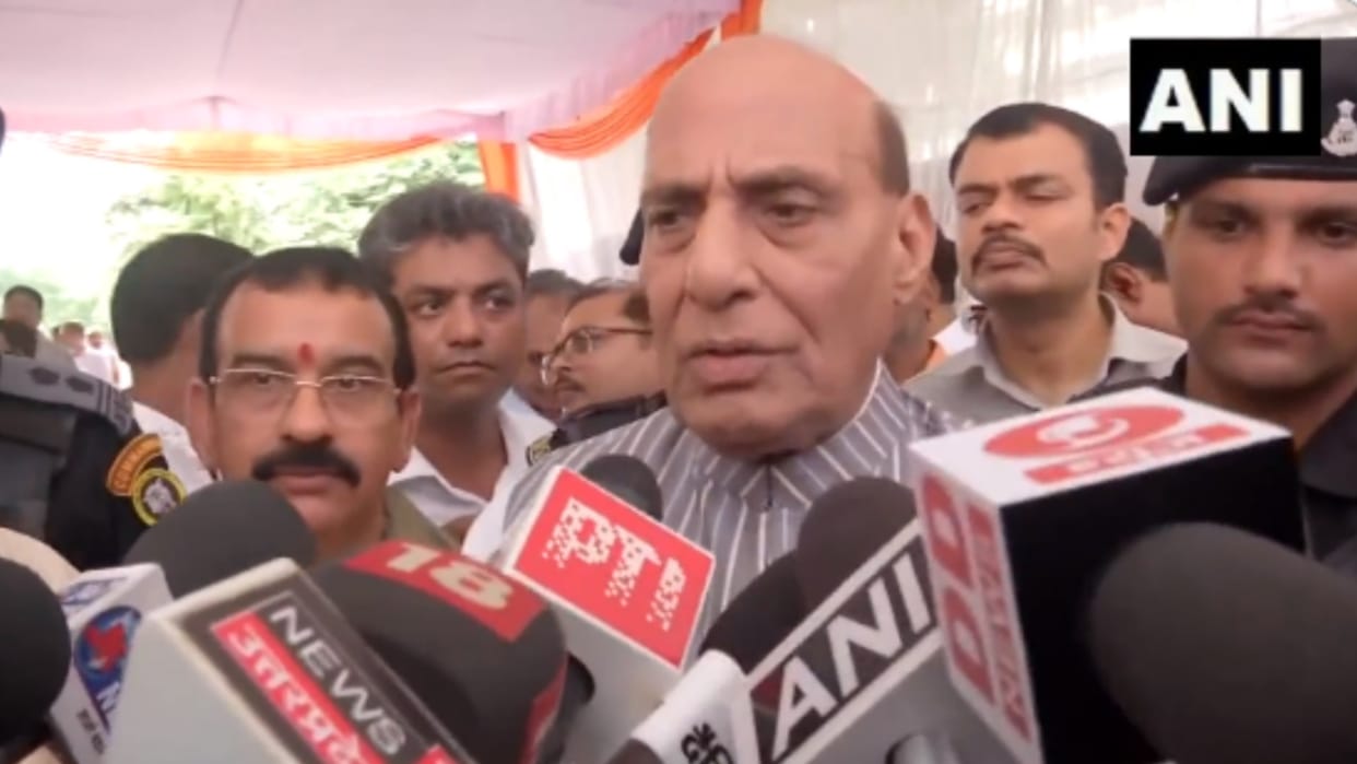 Defence minister Rajnath singh speaks over Sanatan Dharma controversy.
