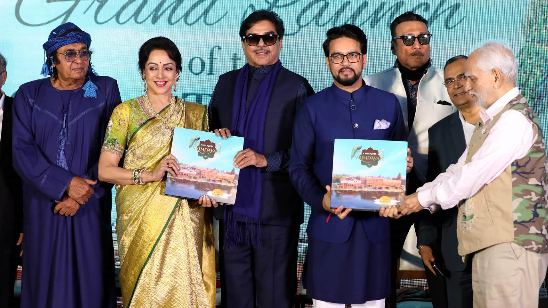 Hema Malini aims to promote Vrindavan temples history culture through coffee table book chal man vrindavan