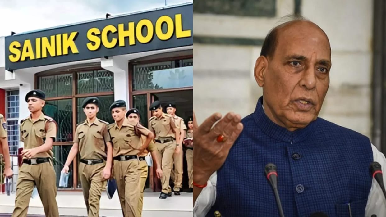 Rajnath Singh approved 23 new Sainik School operated in Partnership mode