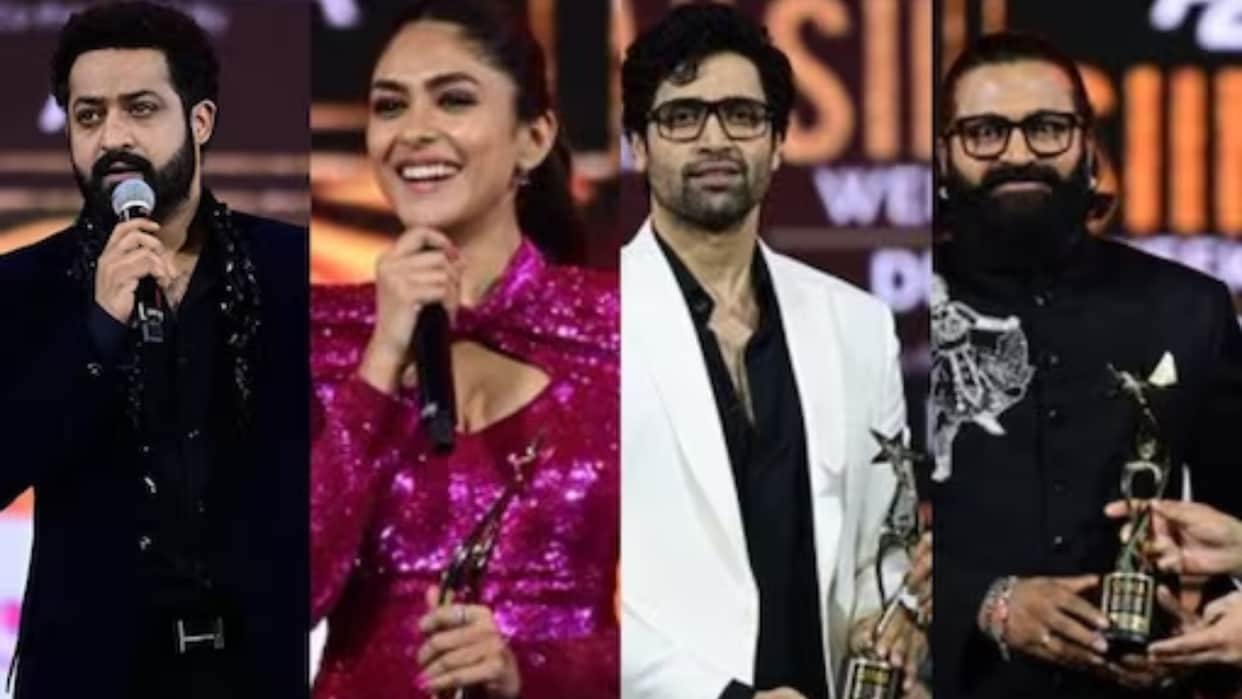 SIIMA Awards 2023 Jr NTR Is Best Actor Mrunal Thakur Wins Best Debutante For Sita Ramam