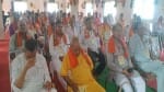 विहिप की बैठक में मौजूद पदाधिकारी।