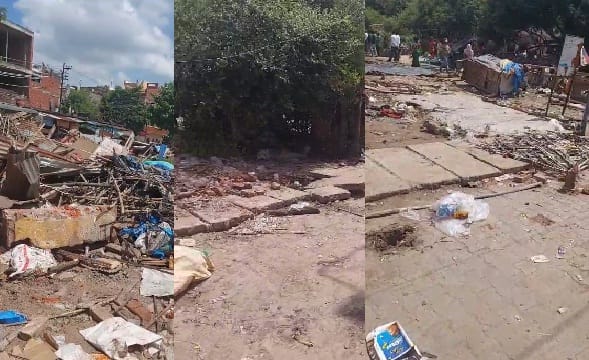 KDA operated five bulldozers simultaneously, vacated land worth Rs 20 crores, Former councilor had taken posse
