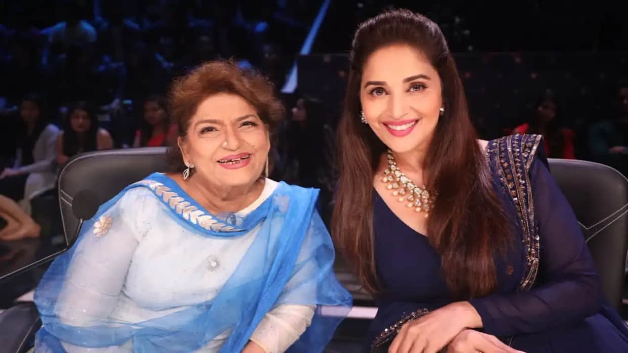 Madhuri Dixit in talk with hansal mehta for legendary choreographer saroj khan biopic as per reports