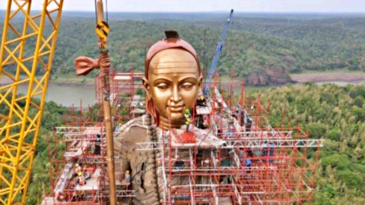 MP News: Omkareshwar Adi Shankaracharya Statue Inauguration Postponed Due To Heavy Rain in Madhya Pradesh