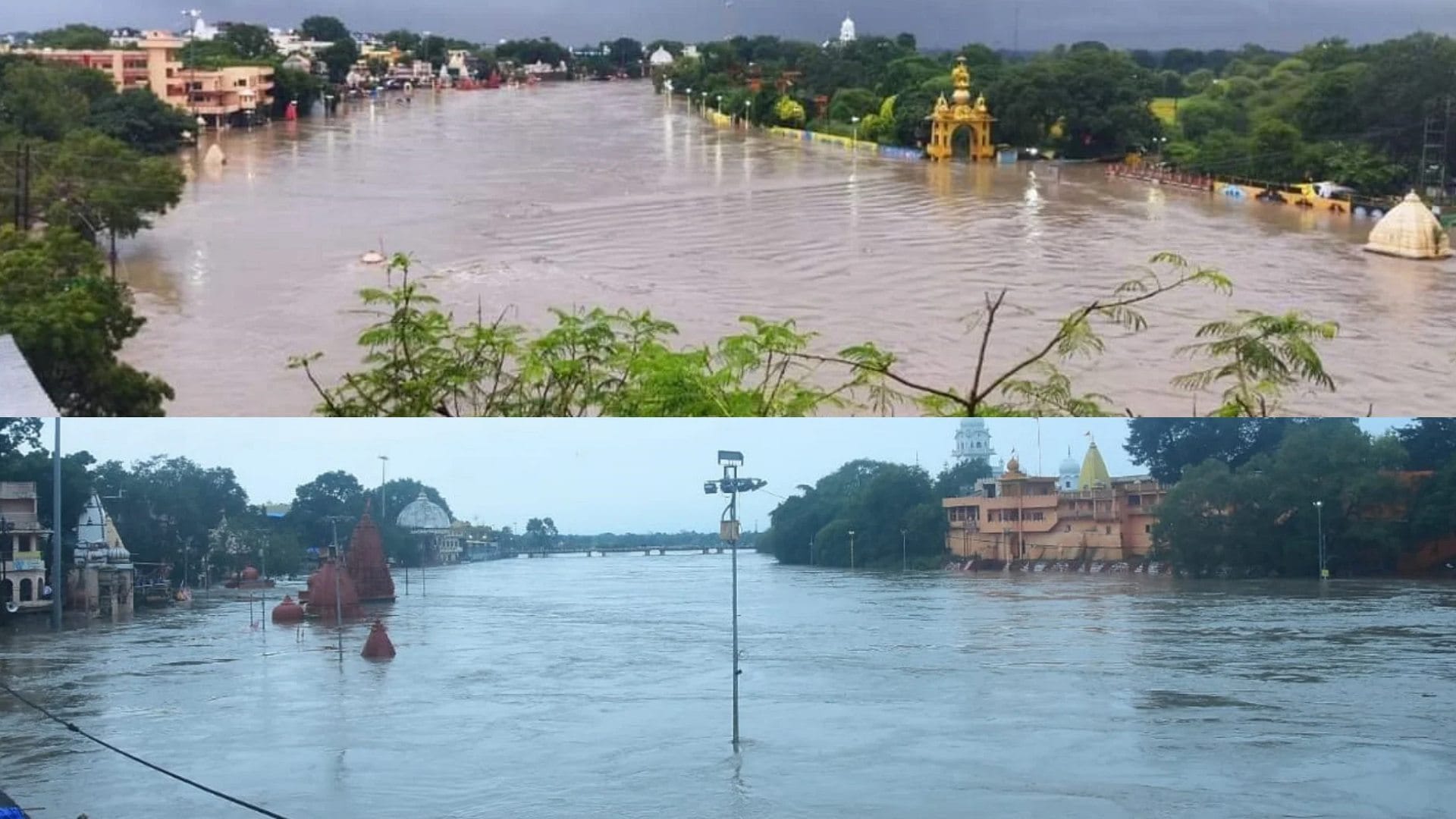 Ujjain: Rescue of 3 people trapped in flood in Badnagar, pregnant woman and two others rescued by helicopter