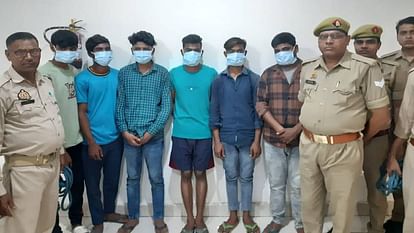 Police arrested six miscreants including kingpin in case of robbery from liquor merchant in Agra