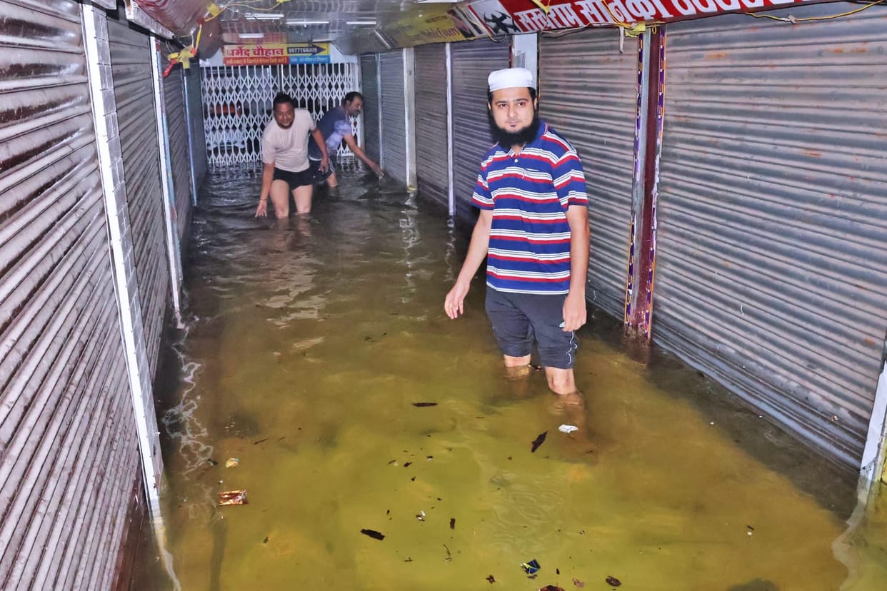 Corporation's encroachment on drains and not storm water lines on 60 percent of the roads, hence water logging