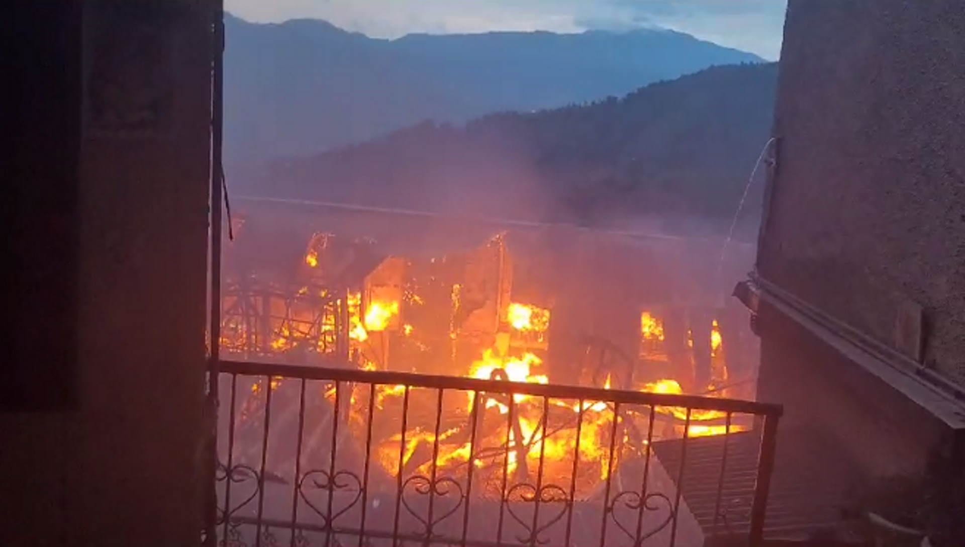 Mussoorie Fire News Fire breaks out at The Rink hotel Mussoorie vehicles burnt Watch photos
