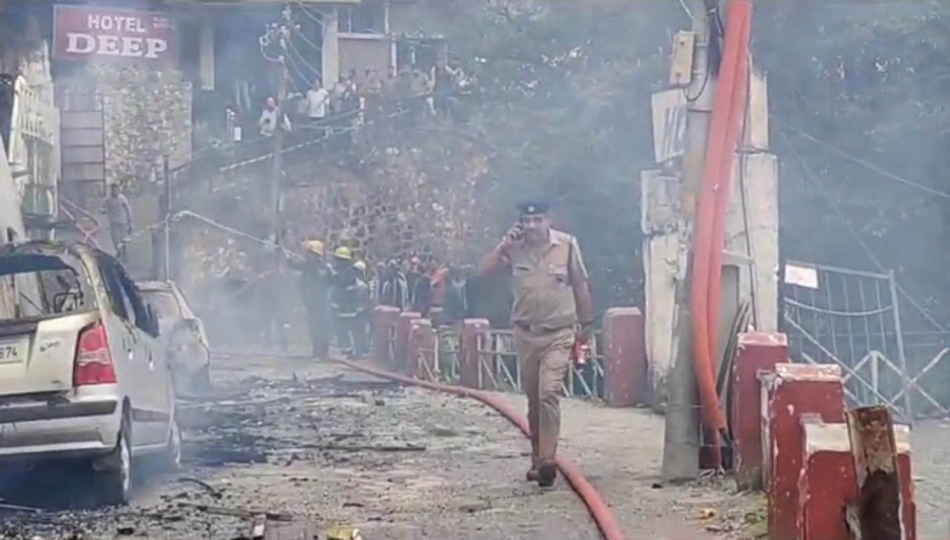 Mussoorie Fire News Fire breaks out at The Rink hotel Mussoorie vehicles burnt Watch photos