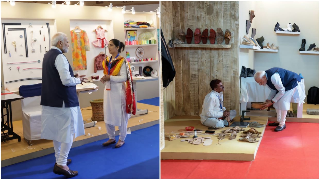 Vishwakarma Scheme Prime Minister Narendra Modi meets eighteen vishwakarmas