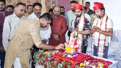 jammu kashmir Ganesh Chaturthi 2023 grand event in Baba Lal temple