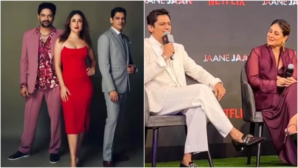 Jaane Jaan Actor Vijay Varma says I was nervous shooting a romantic scene with Kareena Kapoor khan