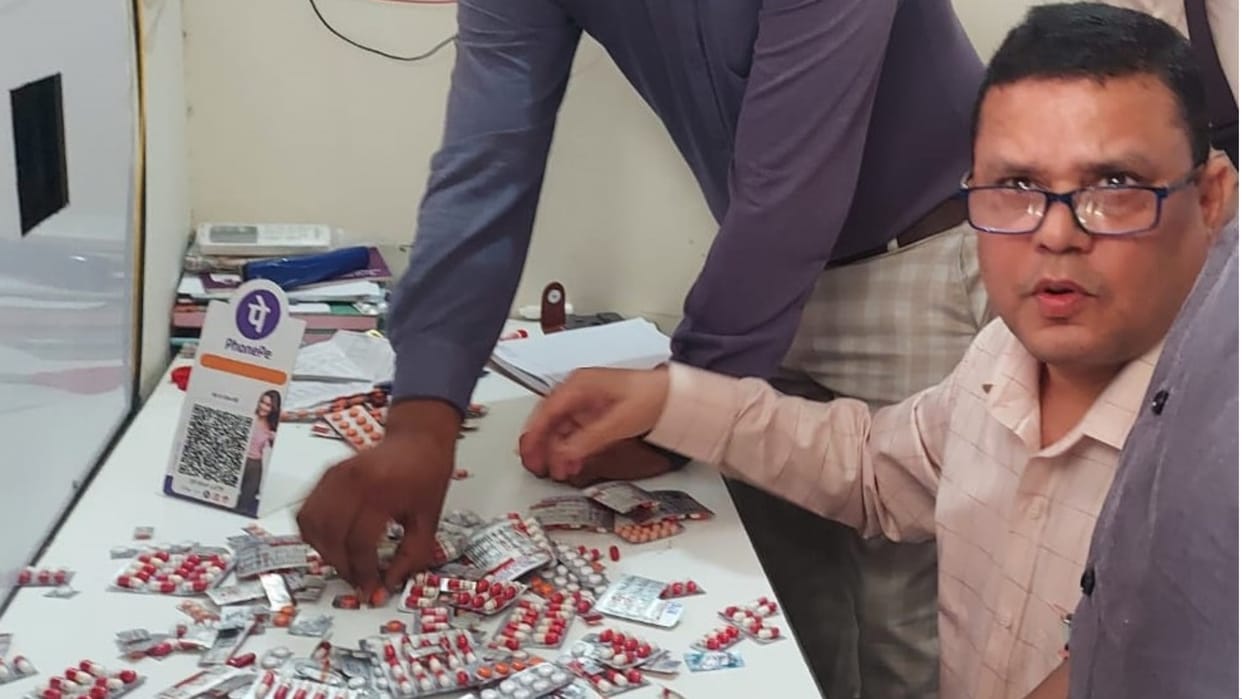 banned medicines recovered from medical store in village Jagmalwali in Sirsa