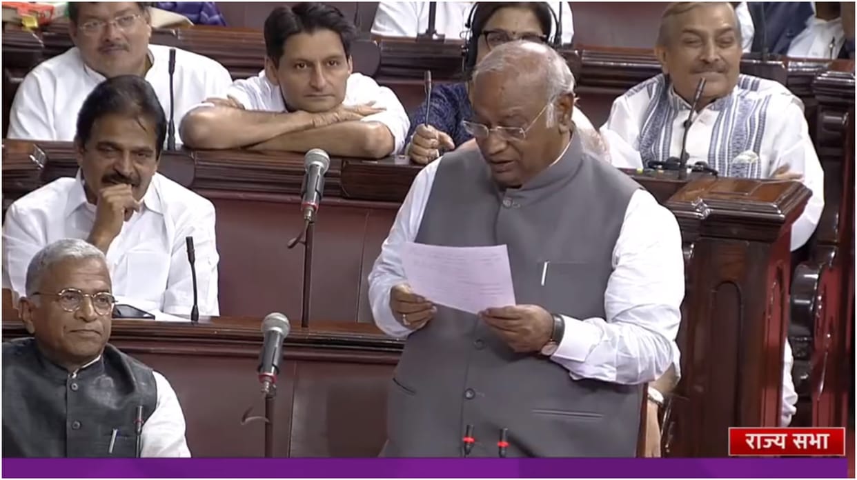 LoP Mallikarjun Kharge says Now there is a strong Opposition in Special Session of Parliament