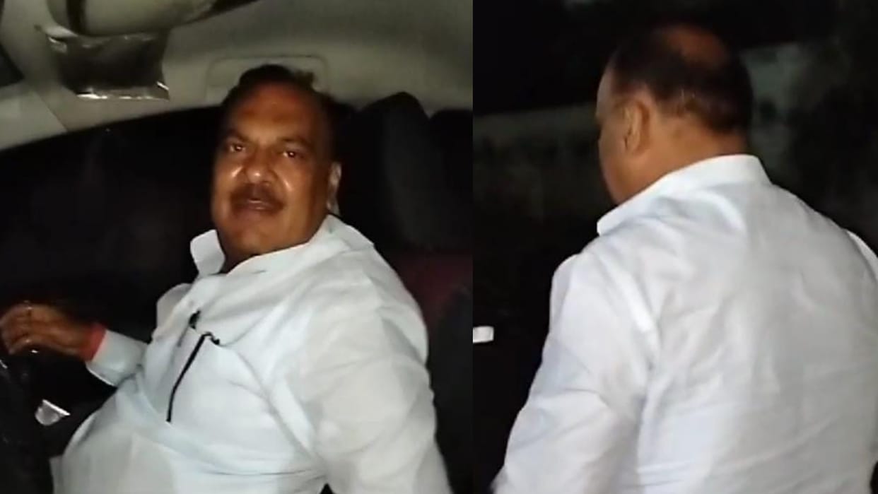A BJP leader misbehave with a couple in Lucknow.