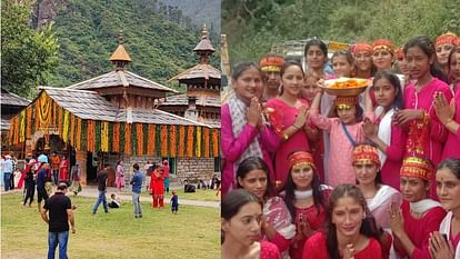 Dehradun News Mahasu Devta Temple Devotees gathered in Jagra festival daughters offered seven tola gold Chatra