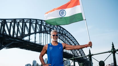 Actor Milind Soman has completed his latest feat running the iconic 42-kilometer course at Sydney Marathon