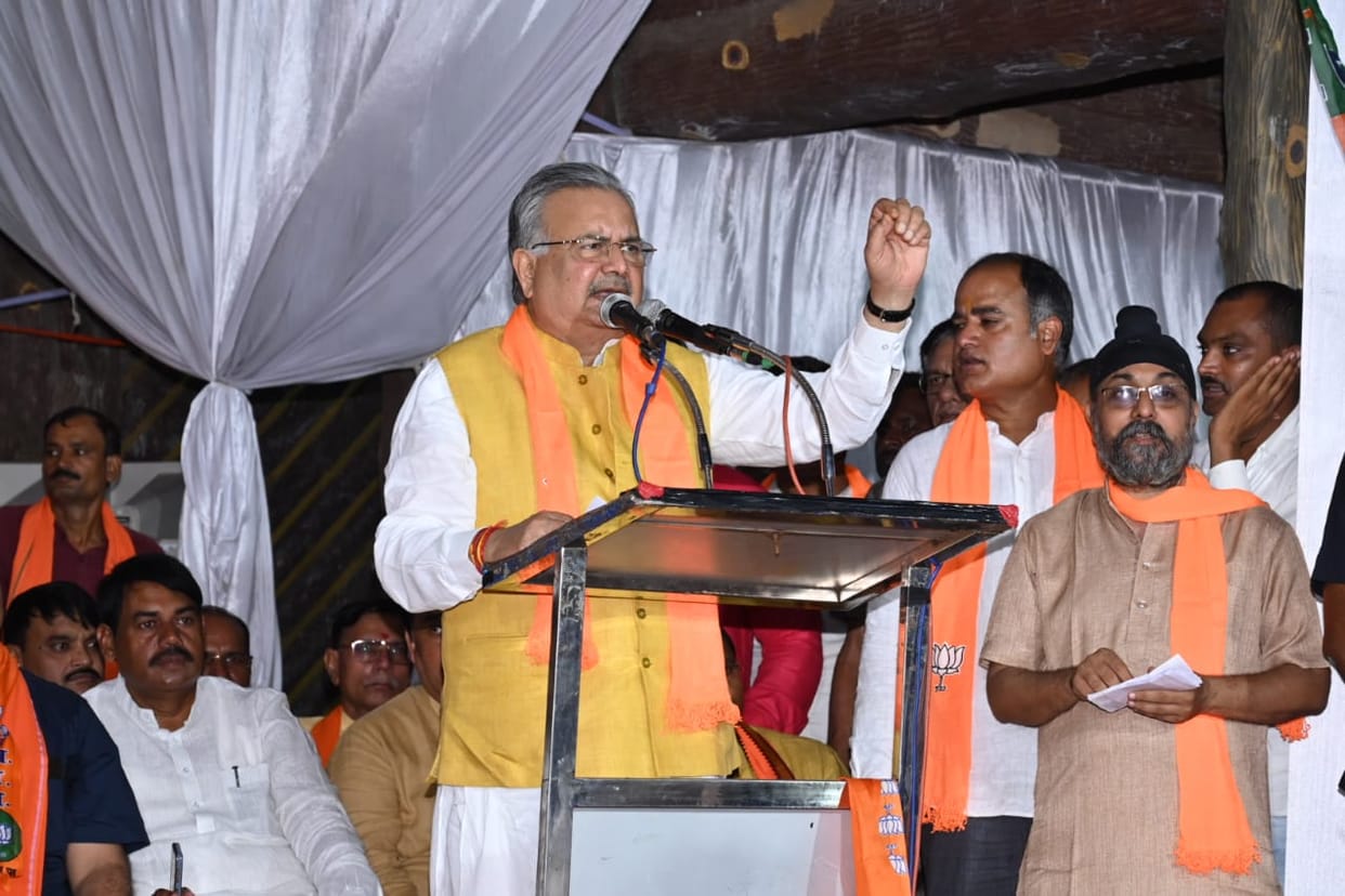 Time has come to teach a lesson to the scam Congress government says Raman Singh