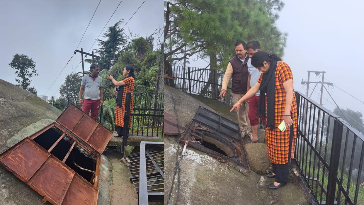 Cleaning and disinfecting work of water storage tanks started in shimla