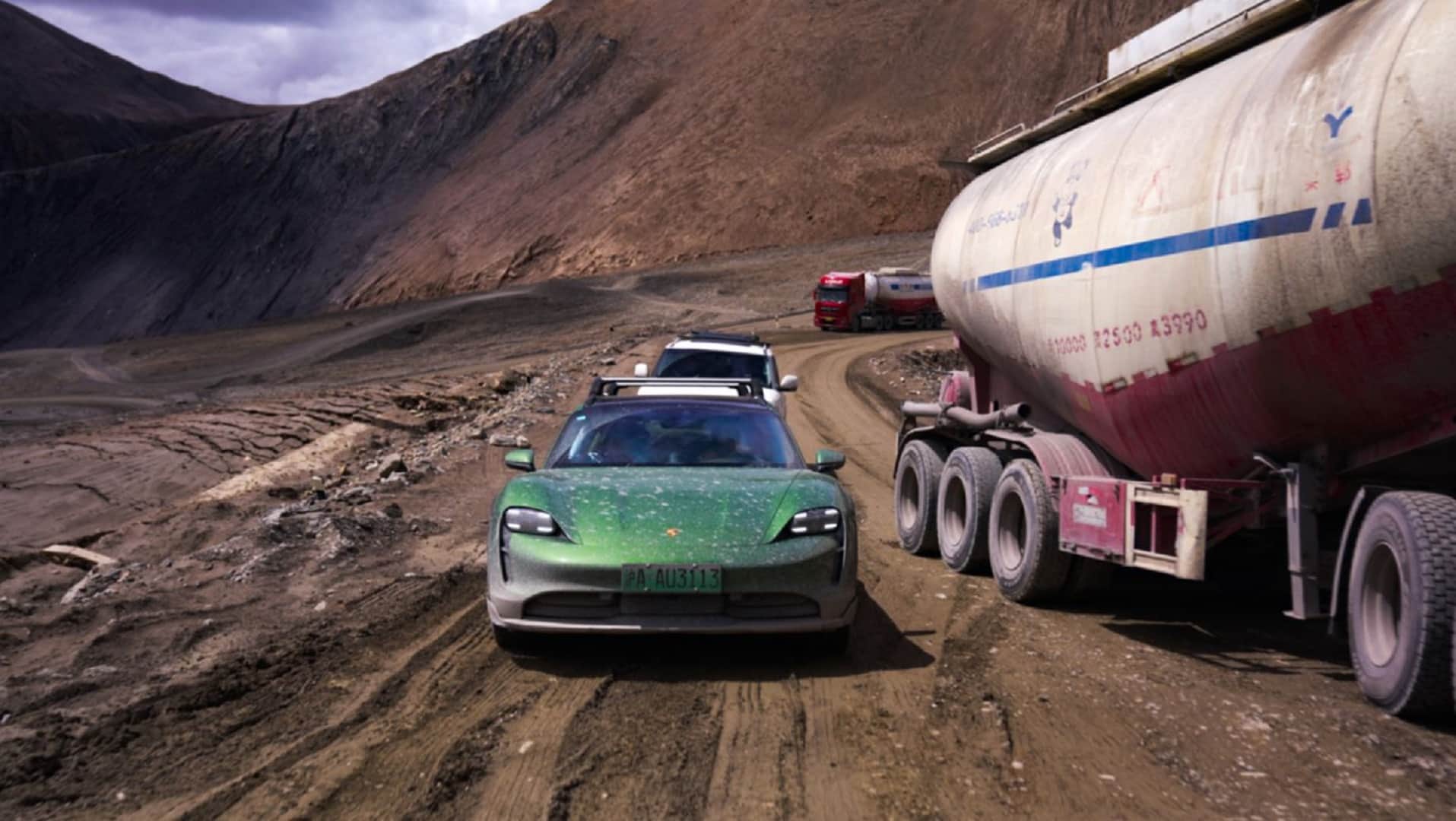 This car makes new Guinness World Record title for greatest altitude change by an electric car