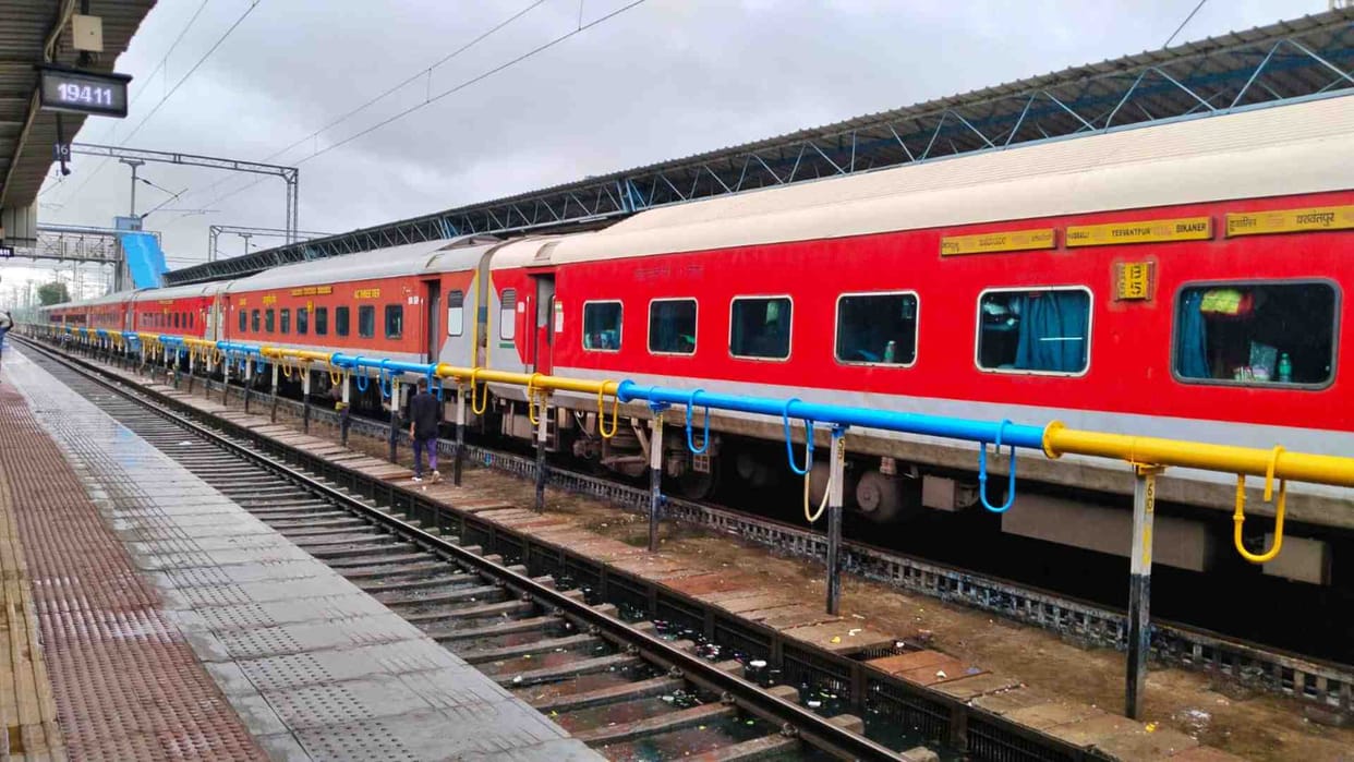 Rail traffic affected due to heavy rains in Rajasthan, various train services canceled