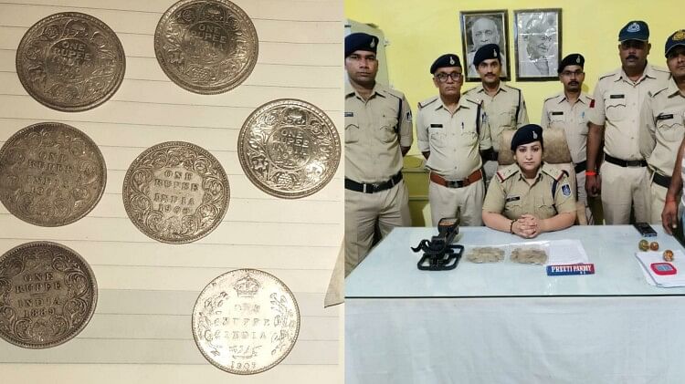 Damoh: 140 silver coins of British era found during digging in the field, three accused arrested