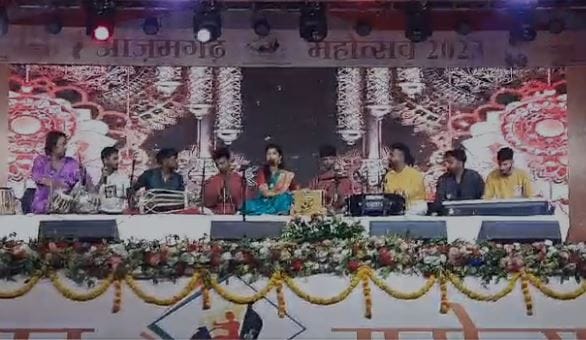 azamgarh mahotsav 2023 Maithili Thakur celebrated through folk songs Jassu Khan spread the magic of tunes