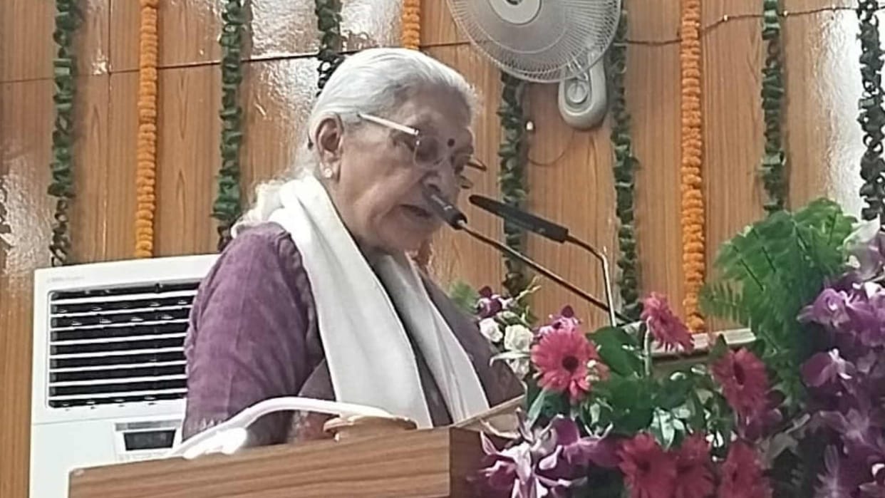 Governor and Chancellor Anandiben Patel spoke at eighth convocation of MMMUT