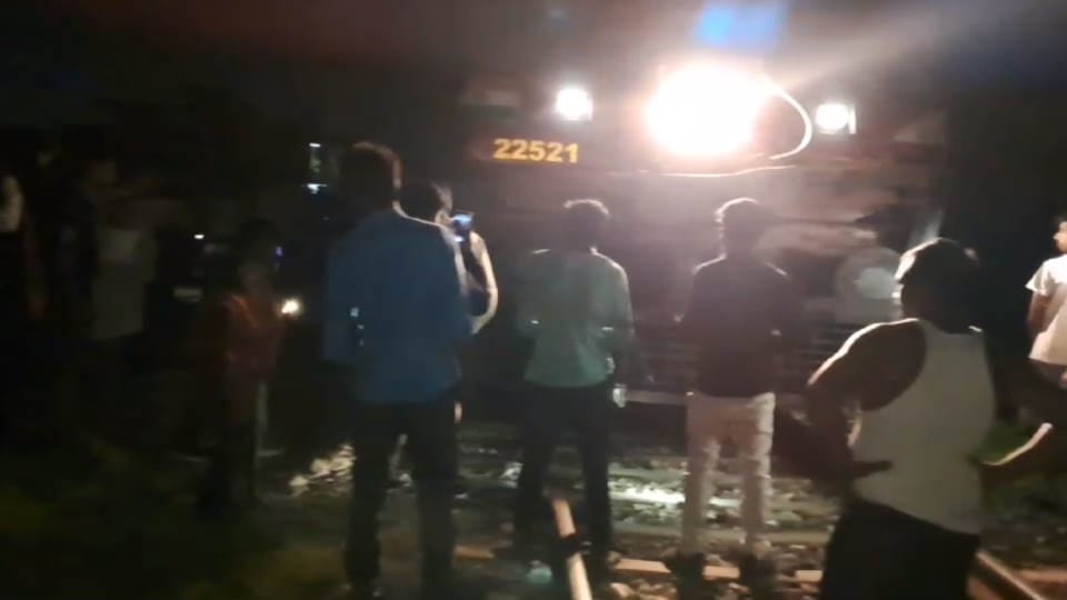 Haridwar News Elephant dies after being hit by Upasana Express Train late night