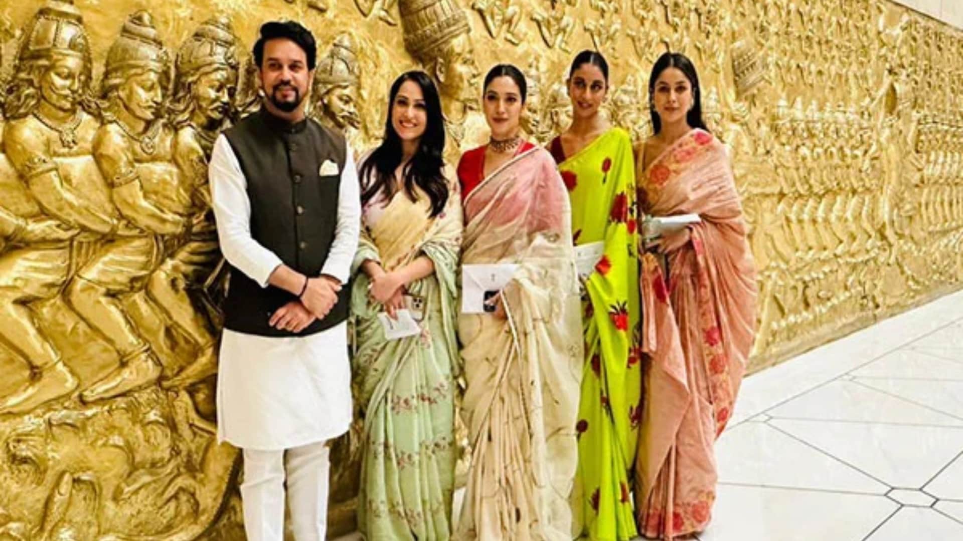 Shehnaaz Bhumi Pednekar visit new Parliament laud Womens Reservation Bill Priyanka Chaturvedi slams actresses