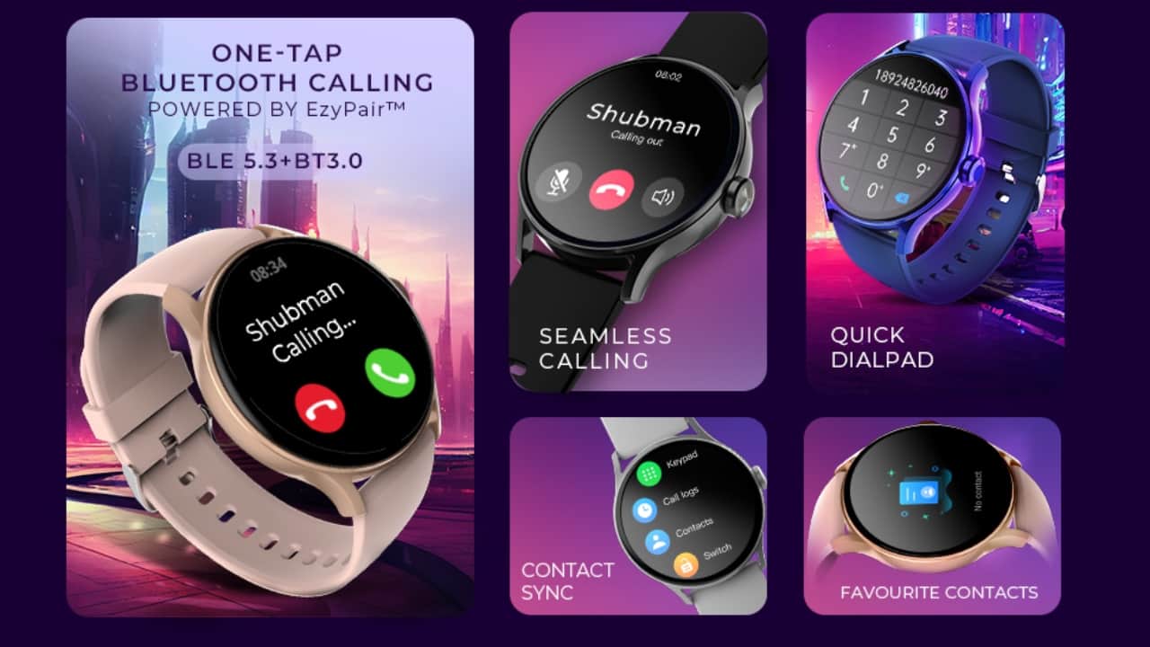 Smartwatch under 1000 with calling feature and long battery life see full list