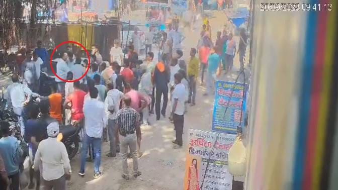 Bawana MLA Jai Bhagwan beating to MDC official video viral