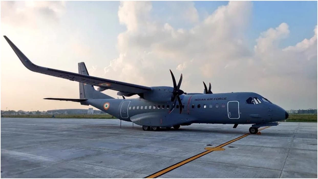 first C-295 transport aircraft of Indian Air Force landed at Vadodara IAF officials Updates