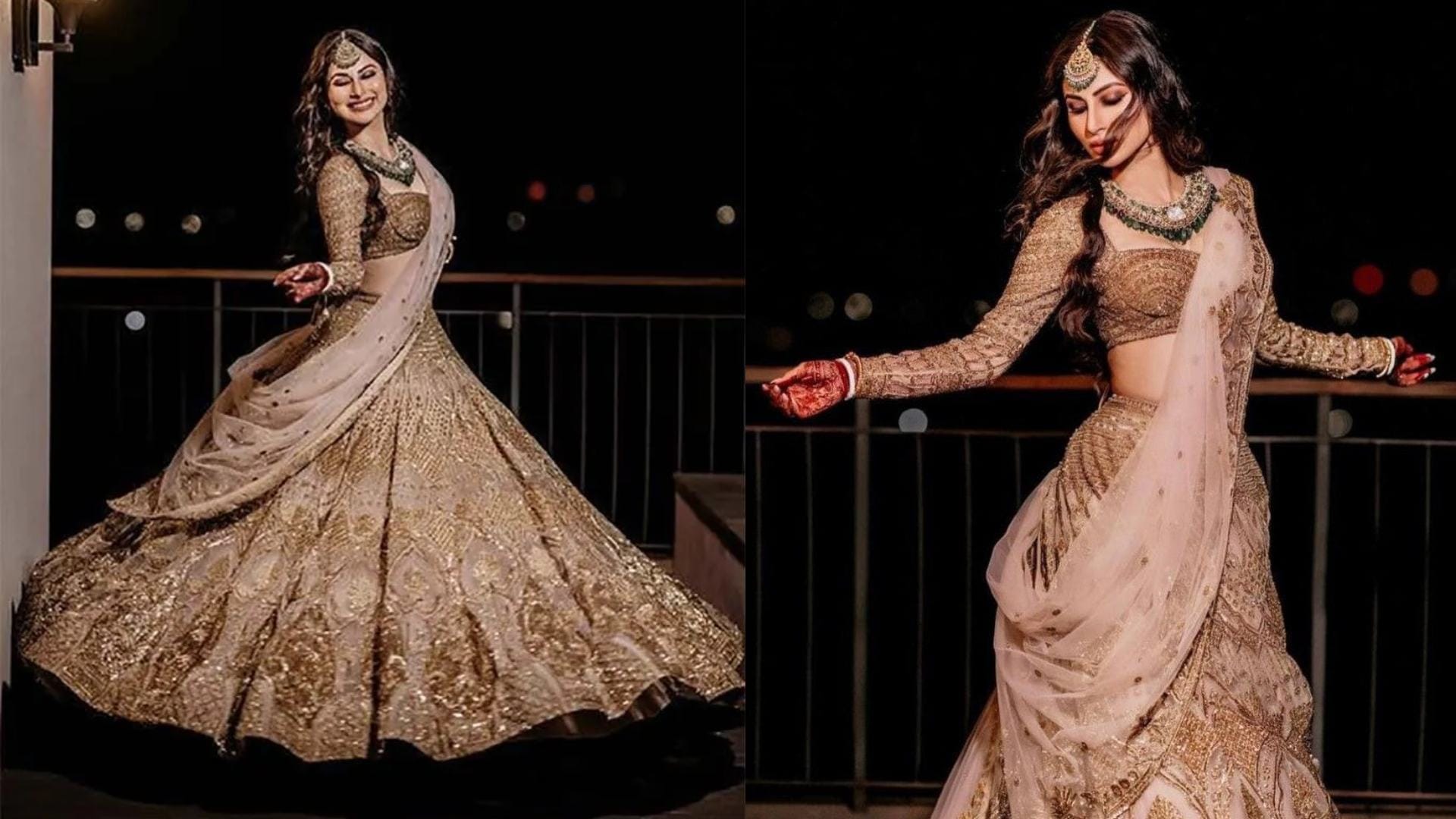 Golden Lehenga for wedding latest Lehenga collection for bride to be