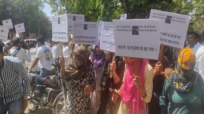 हिसार: पहलवान विशाल कालीरामण के समर्थकों ने निकाला विरोध जलूस, लघु सचिवालय में डीसी को ज्ञापन सौंपा Supporters of wrestler Vishal Kaliraman took out protest procession, submitted memorandum to hisar DC